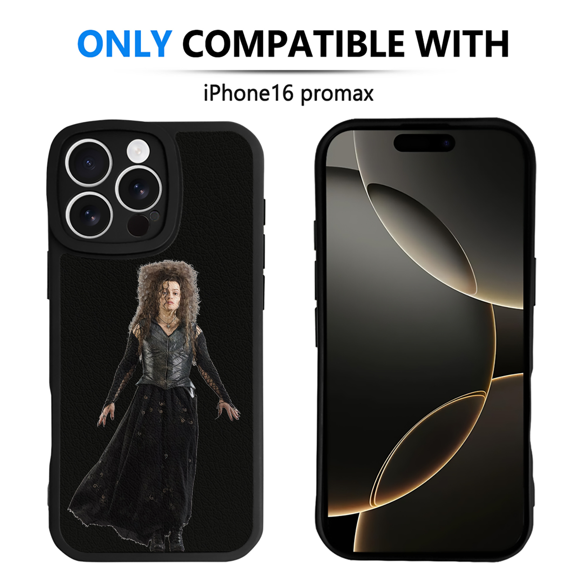 （画像用） Harry Potter ハリー・ポッターシリーズ 【iPhone 16シリーズ対応】シリコンスマホケース（レザー調） 材質：シリコン